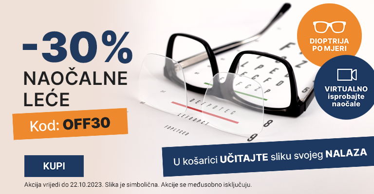 -30% popusta leća za naočale