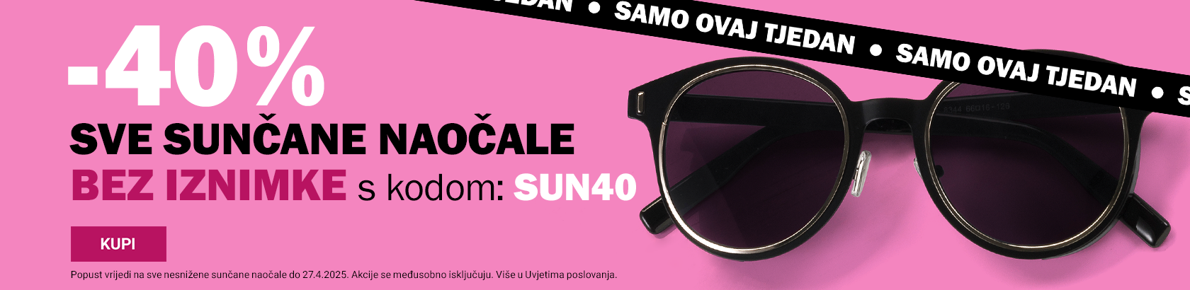 Flash ponuda na sunčane naočale