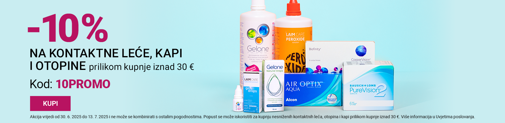 Pri kupnji iznad 30 €