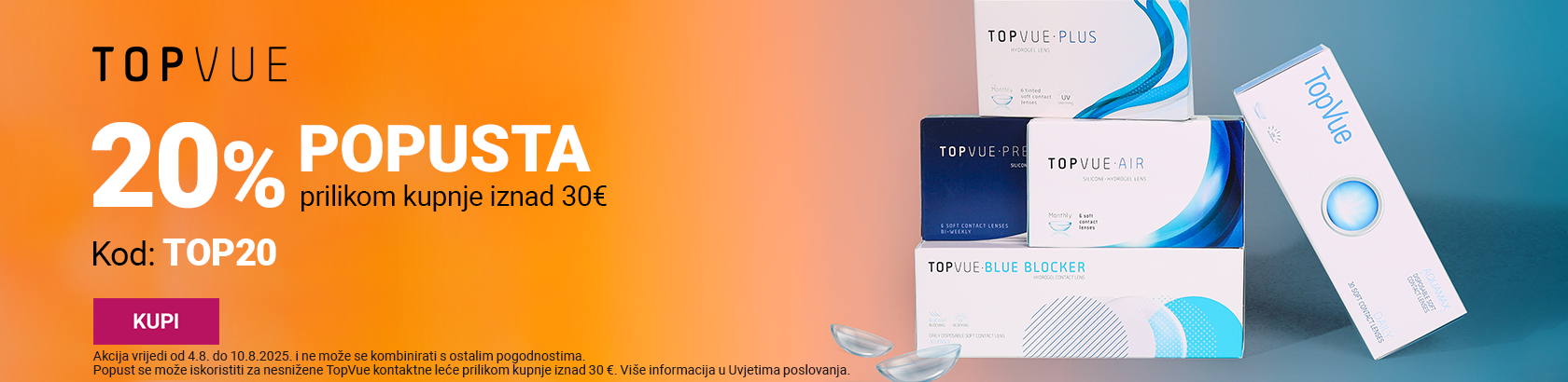 -20% popusta na sve TopVue leće
