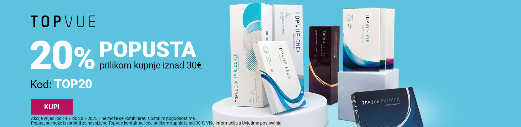 -20% popusta na sve TopVue leće
