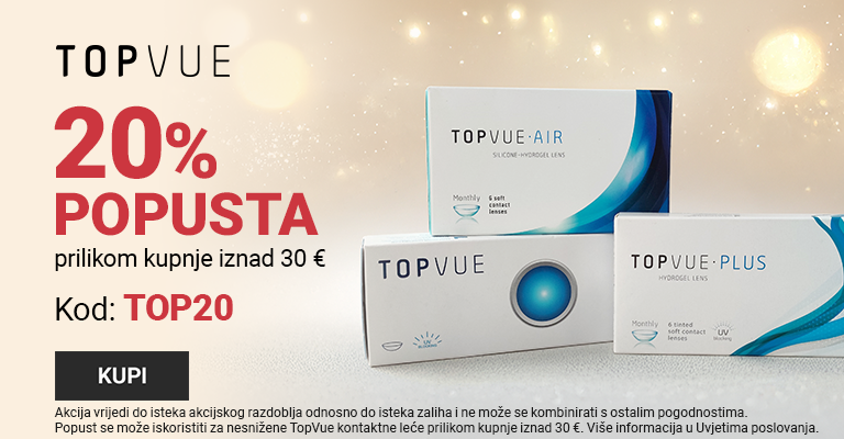 -20% popusta na sve TopVue leće