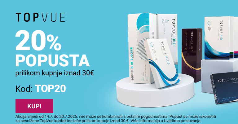 -20% popusta na sve TopVue leće