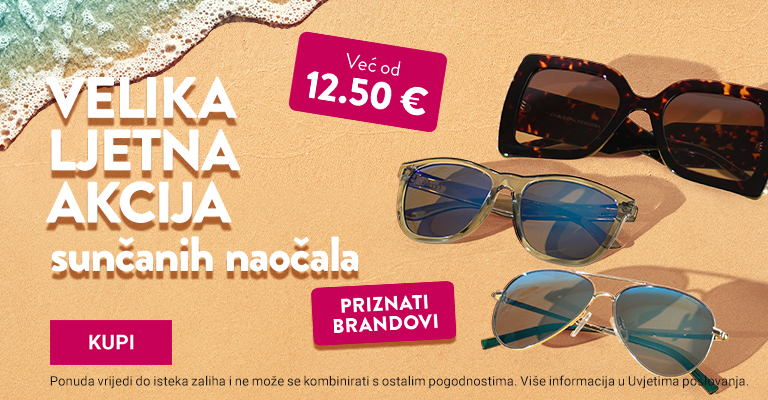 Velika ljetna akcija sunčanih naočala