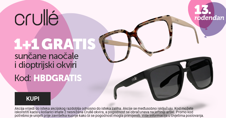 Naočale Crullé 1+1 GRATIS
