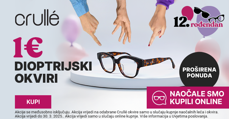 Crullé 1€ - Rojstni dan