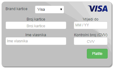 Plaćanje kreditnim karticama