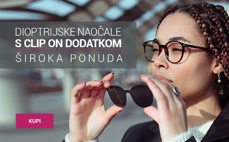 Naočale s clip-on dodatkom