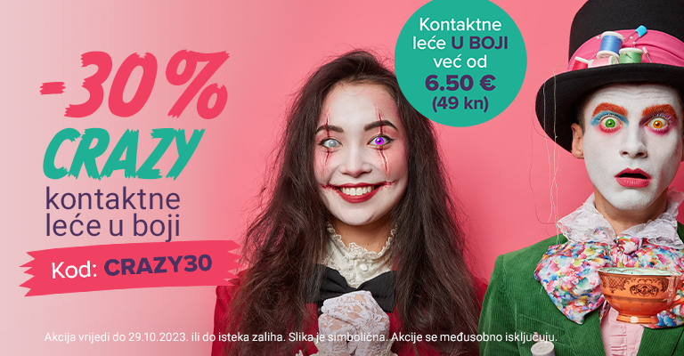 Kontaktne leće u boji Crazy