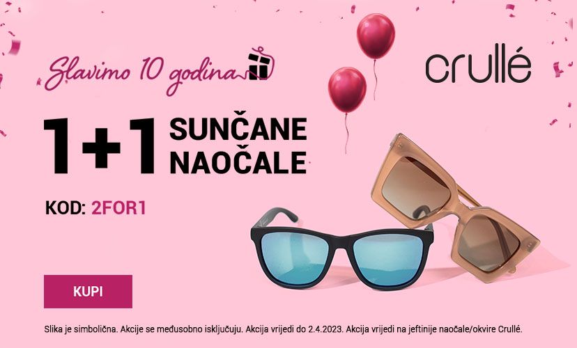 Crulle korekcijske naocale plakat