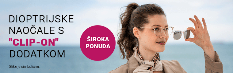 Naočale s clip-on dodatkom