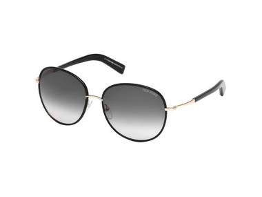 Tom Ford GEORGIA FT0498 01B Tom Ford sunčane naočale - Tom Ford GEORGIA FT0498 01B