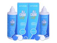 Otopina Avizor All Clean Soft 2x350 ml Paketi s otopinama za kontaktne leće - Otopina Avizor All Clean Soft 2x350 ml