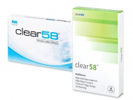 Clear 58 (6 kom leća) Dvotjedne kontaktne leće - Clear 58 (6 kom leća)