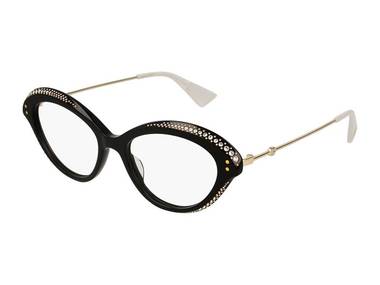 Gucci GG0215O-001 Okviri za naočale - Cat Eye - Gucci GG0215O-001