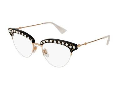 Gucci GG0213O 001 Okviri za naočale - Cat Eye - Gucci GG0213O 001