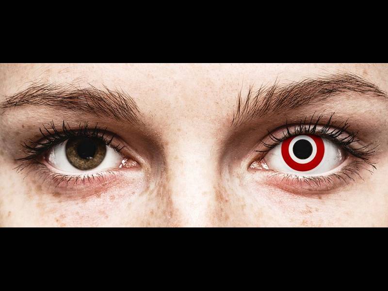 ColourVUE Crazy Lens - Bulls Eye - bez dioptrije (2 kom leća)