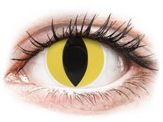 ColourVUE Crazy Lens - Cat Eye - bez dioptrije (2 kom leća)