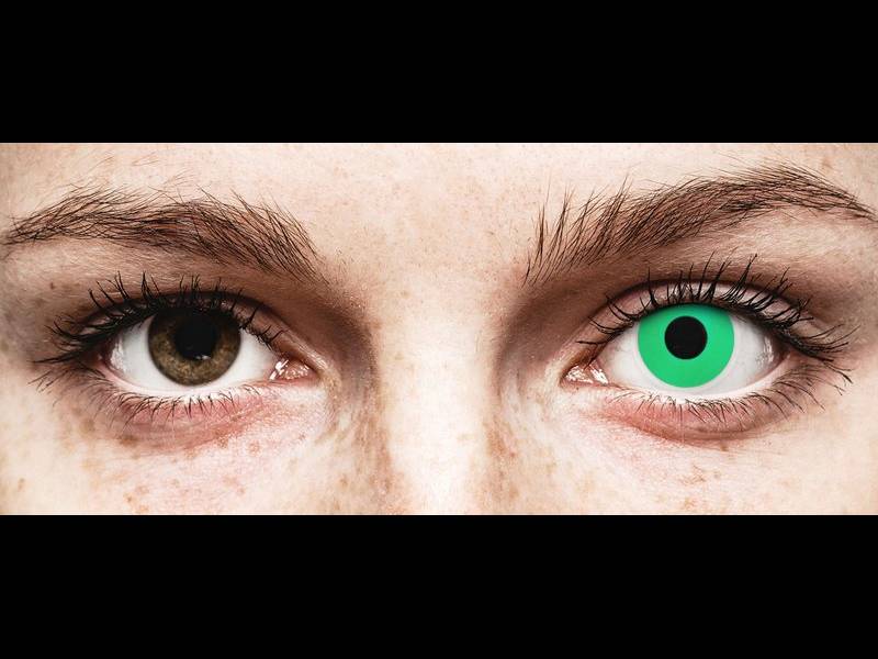 ColourVUE Crazy Lens - Emerald (Green) - bez dioptrije (2 kom leća)