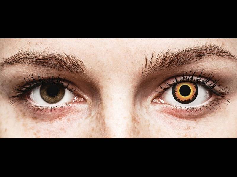 ColourVUE Crazy Lens - Orange Werewolf - bez dioptrije (2 kom leća)