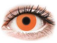 ColourVUE Crazy Glow Orange - nedioptrijske (2 kom leća) Nedioptrijske leće u boji - ColourVUE Crazy Glow Orange - nedioptrijske (2 kom leća)
