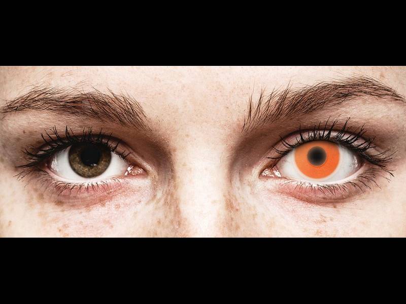 ColourVUE Crazy Glow Orange - bez dioptrije (2 kom leća)