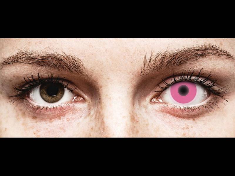 ColourVUE Crazy Glow Pink - bez dioptrije (2 kom leća)