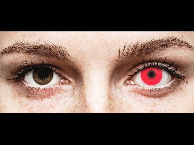 ColourVUE Crazy Glow Red - bez dioptrije (2 kom leća)