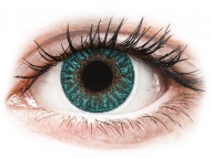 TopVue Color - Turquoise - nedioptrijske (2 kom leća) Zelene kontaktne leće - nedioptrijske - TopVue Color - Turquoise - nedioptrijske (2 kom leća)