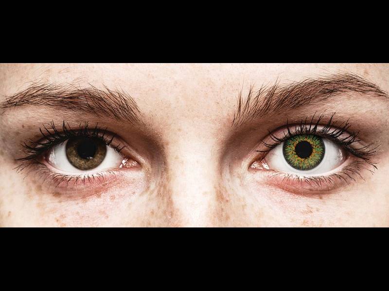 ColourVUE Glamour Green - dioptrijske (2 kom leća)