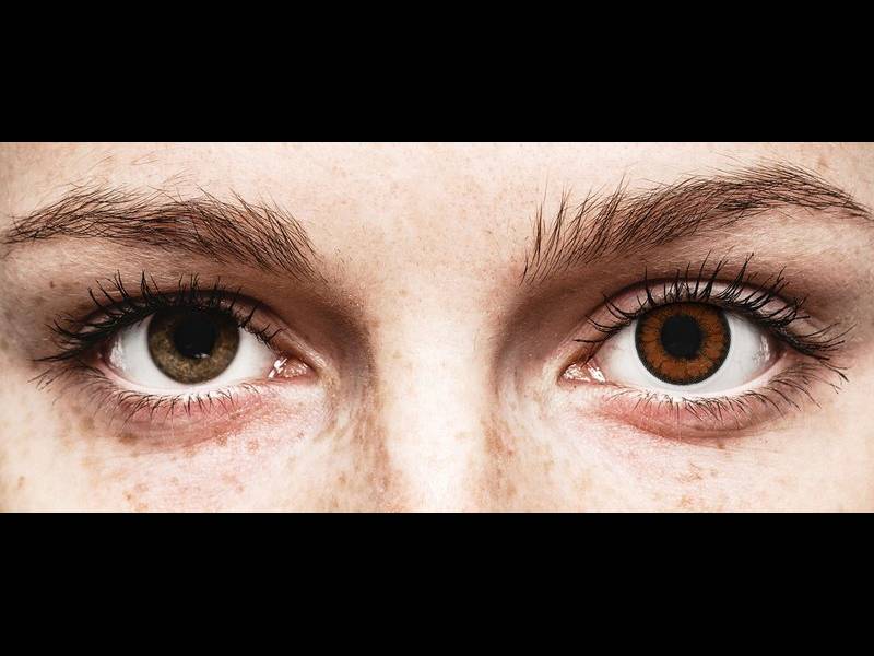 ColourVUE BigEyes Pretty Hazel - bez dioptrije (2 kom leća)