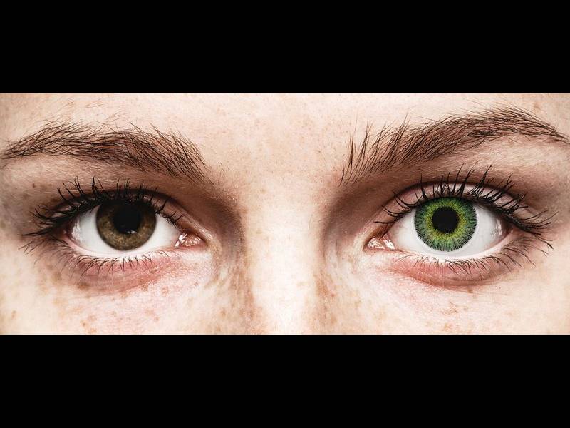 ColourVUE Fusion Green Yellow - bez dioptrije (2 kom leća)