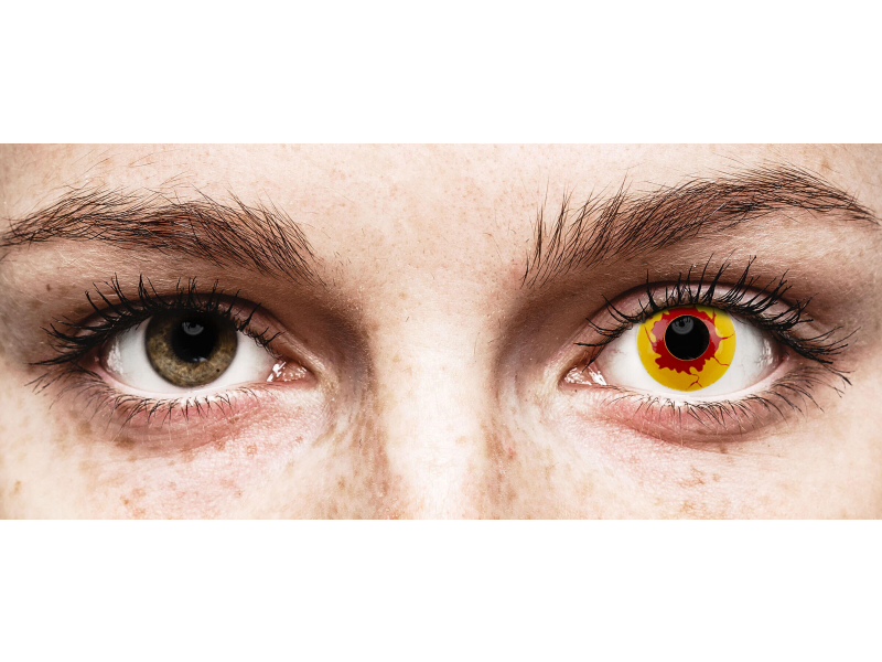 ColourVUE Crazy Lens - Reignfire - jednodnevne leće bez dioptrije (2 kom leća)