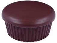 Kutija s ogledalom Muffin - smeđa Kutije za leće s ogledalom - Kutija s ogledalom Muffin - smeđa
