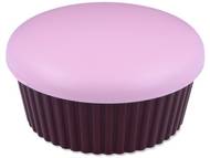 Kutija s ogledalom Muffin - roza Kutije za leće s ogledalom - Kutija s ogledalom Muffin - roza